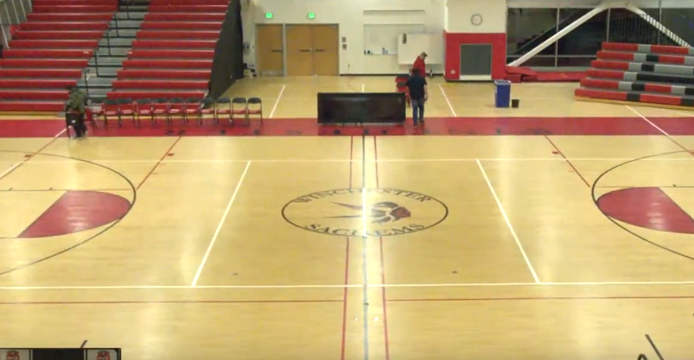 Hawthorne High School Gym Gets a Fresh New Look