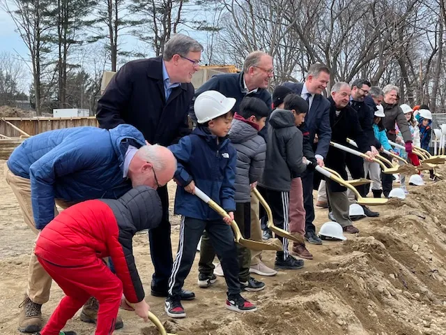 Ground officially broken on Lynch School project
