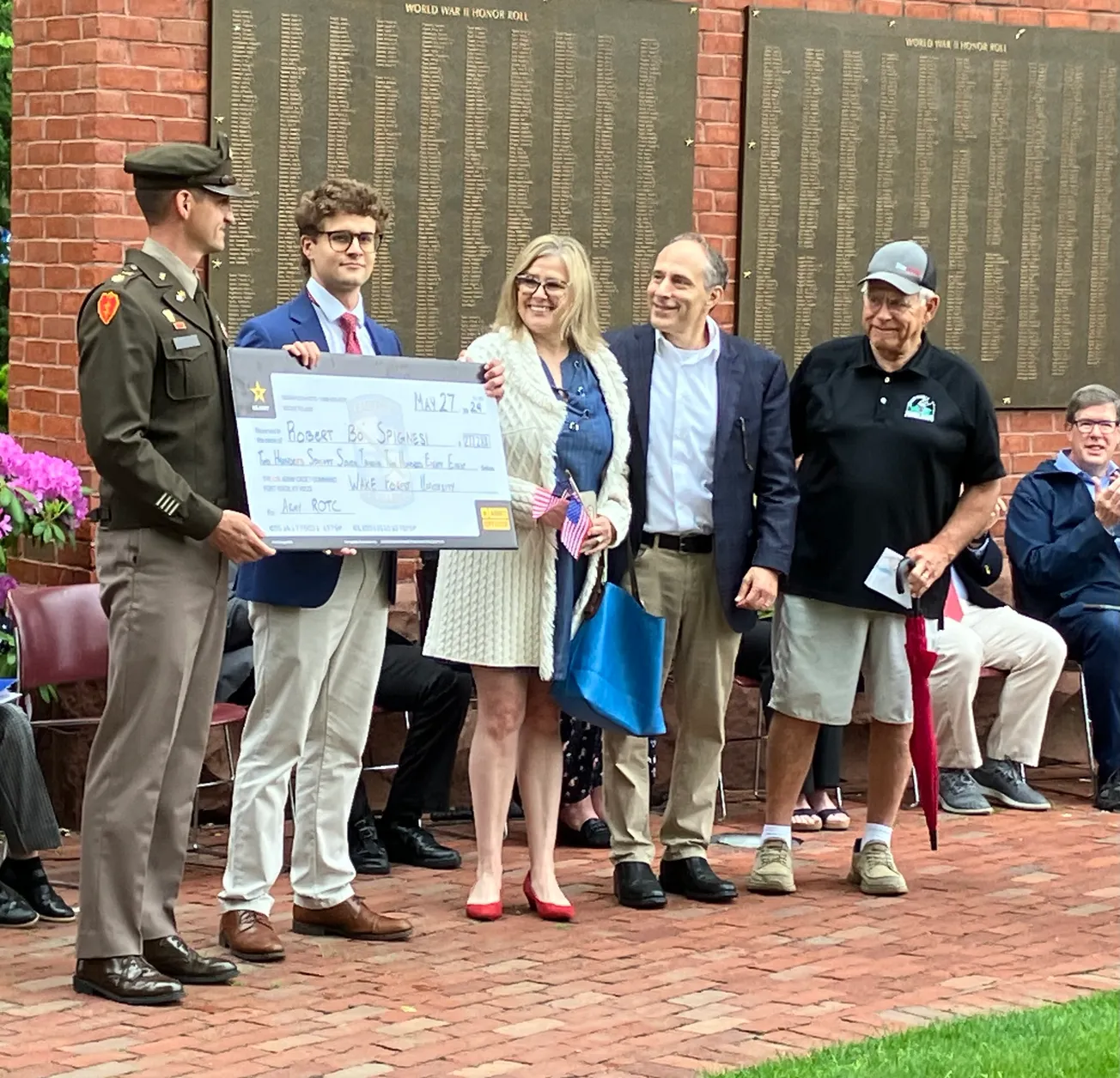WHS senior recognized at special Memorial Day ceremony