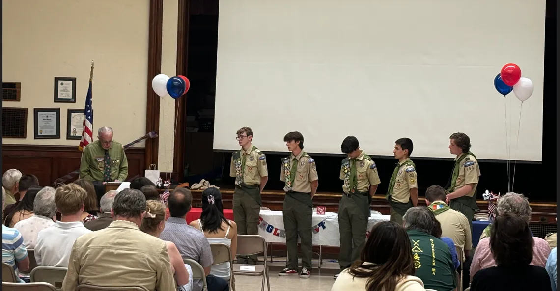 Five Winchester Scouts earn highest rank of Eagle Scout