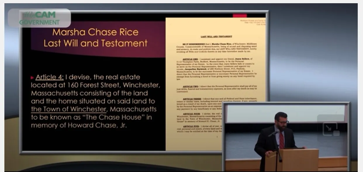 Winchester Town Meeting moves forward on Forest Street affordable housing venture