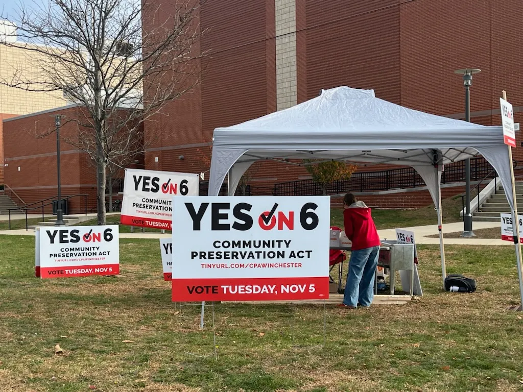 Winchester residents approve Community Preservation Act on Election Day