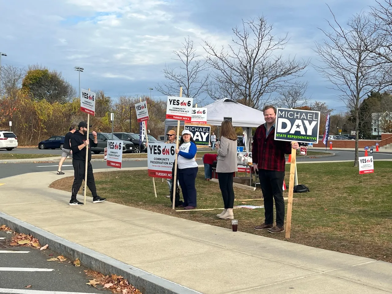 Winchester residents come out to cast ballots, Question 6 wins