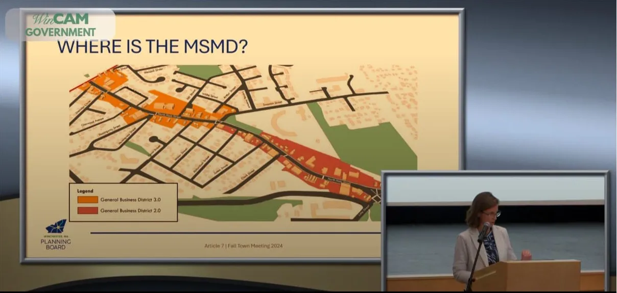 Winchester Town Meeting approves North Main Street zoning, Ledges withdraws articles