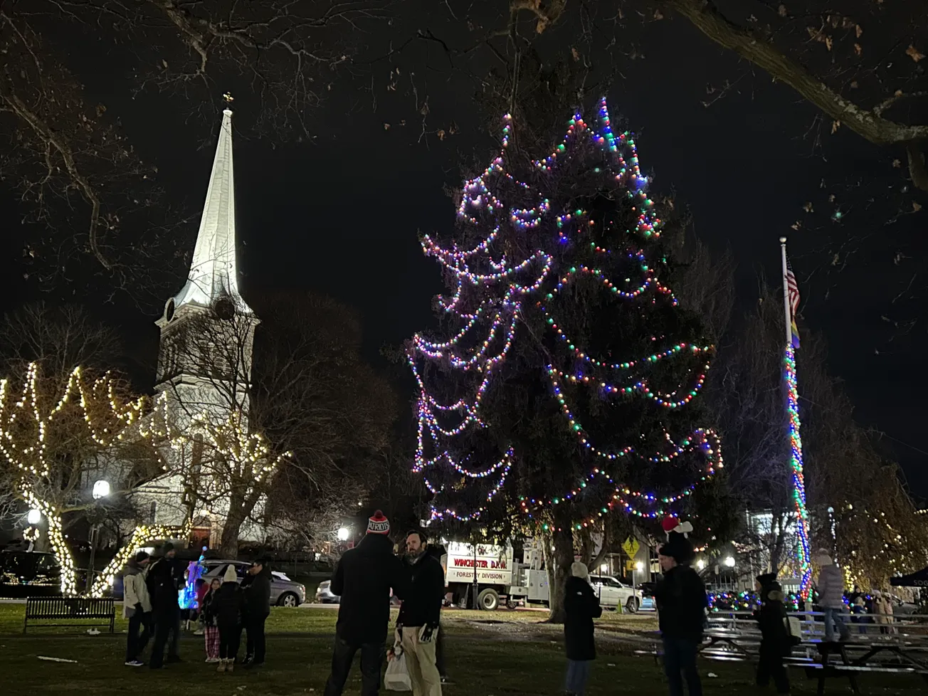 Winchester kicks off holidays with annual tree lighting