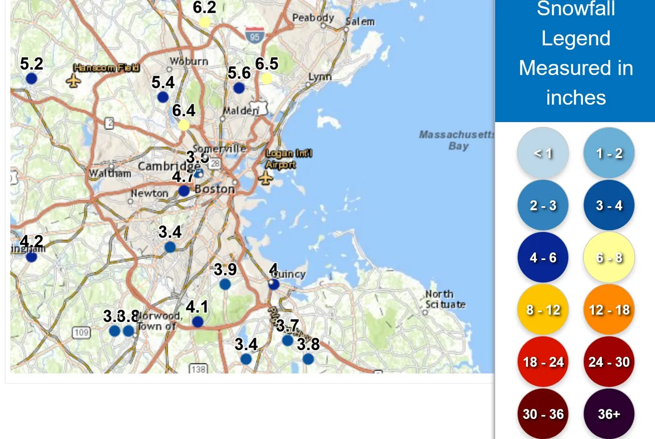 Winchester sees 5.4 inches of snow in Saturday-Sunday storm