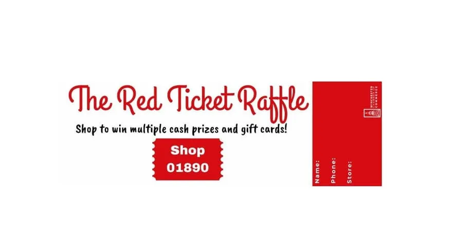 Winchester Chamber of Commerce Red Ticket Raffle starts today