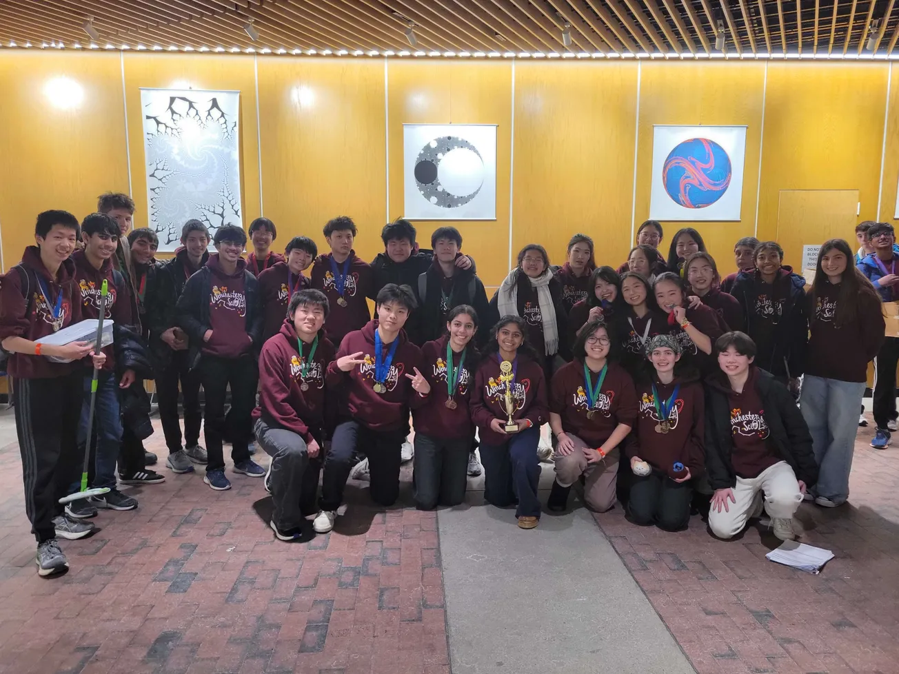 Winchester’s successful Science Olympiad Club competes at national-level tournaments