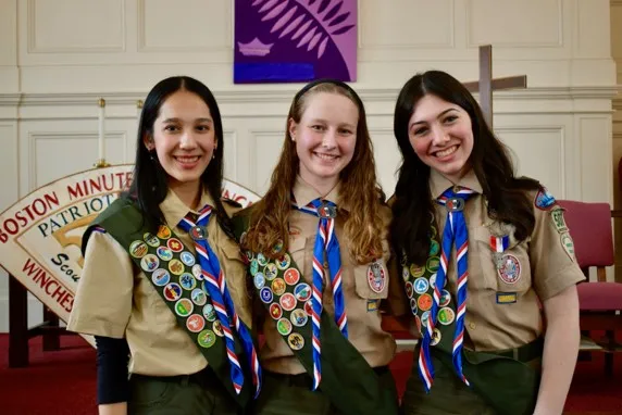 Winchester Troop 507 celebrates milestone, honoring first female Eagle Scouts